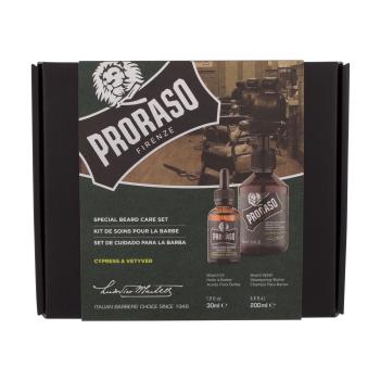 PRORASO Cypress & Vetyver Special Beard Care Set