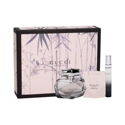 Gucci Gucci Bamboo Darilni set parfumska voda 75 ml + losjon za telo 100 ml + parfumska voda 7,4 ml