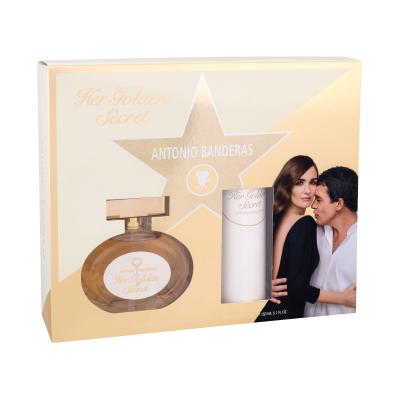 Banderas Her Golden Secret Darilni set toaletna voda 80 ml + deodorant 150 ml