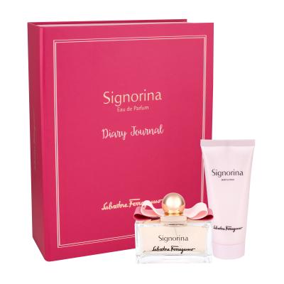 Ferragamo Signorina Darilni set parfumska voda 100 ml + losjon za telo 100 ml