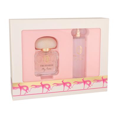 Trussardi My Name Pour Femme Darilni set parfumska voda 50 ml + olje za telo 100 ml poškodovana škatla
