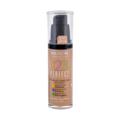 BOURJOIS Paris 123 Perfect Puder za ženske 30 ml Odtenek 57 Light Bronze