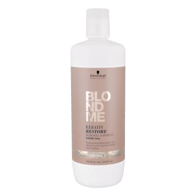Schwarzkopf Professional Blond Me Keratin Restore Bonding Shampoo Šampon za ženske 1000 ml