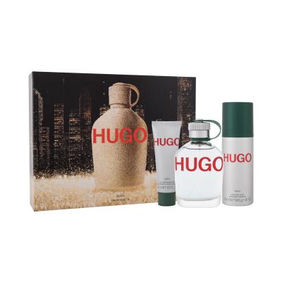 HUGO BOSS Hugo Man Darilni set toaletna voda 125 ml + deodorant 150 ml + gel za prhanje 50 ml
