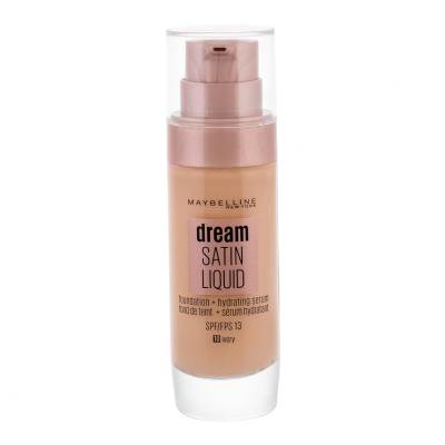 Maybelline Dream Satin Liquid SPF13 Puder za ženske 30 ml Odtenek 10 Ivory