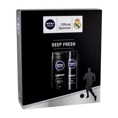 Nivea Men Deep Clean Darilni set sprchový gel 250 ml + antiperspirant 150 ml poškodovana škatla