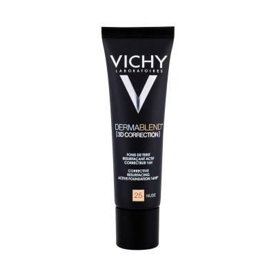 Vichy Dermablend™ 3D Antiwrinkle & Firming Day Cream SPF25 Puder za ženske 30 ml Odtenek 25 Nude