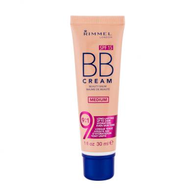 Rimmel London BB Cream 9in1 SPF15 BB krema za ženske 30 ml Odtenek Medium