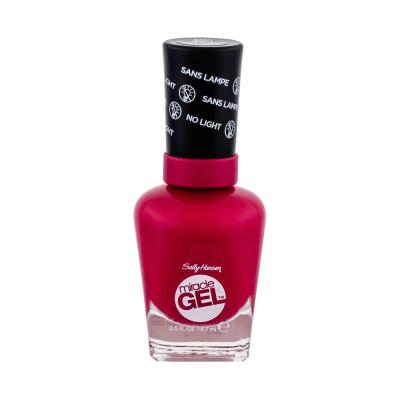 Sally Hansen Miracle Gel Lak za nohte za ženske 14,7 ml Odtenek 444 Off With Her Red!