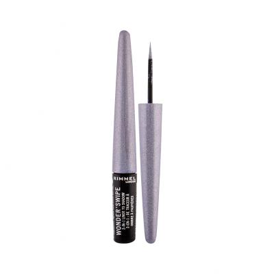 Rimmel London Wonder´Swipe 2in1 Črtalo za oči za ženske 1,7 ml Odtenek 001 Slay