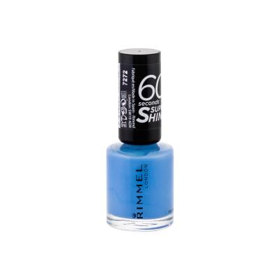 Rimmel London 60 Seconds Super Shine Lak za nohte za ženske 8 ml Odtenek 862 Feelin´Fly