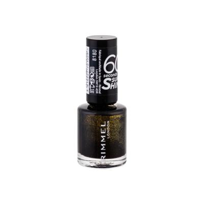 Rimmel London 60 Seconds Super Shine Lak za nohte za ženske 8 ml Odtenek 832 On Fleek!