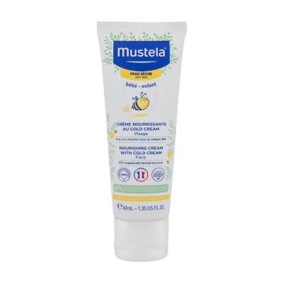 Mustela Bébé Nourishing Cream With Cold Cream Dnevna krema za obraz za otroke 40 ml
