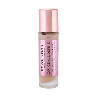 Makeup Revolution London Conceal & Define Puder za ženske 23 ml Odtenek F0,7