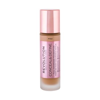 Makeup Revolution London Conceal & Define Puder za ženske 23 ml Odtenek F10,2