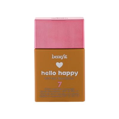 Benefit Hello Happy SPF15 Puder za ženske 30 ml Odtenek 07 Medium-Tan Warm