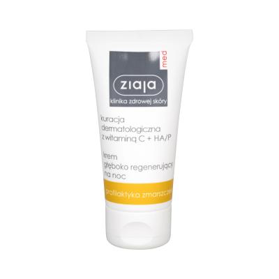 Ziaja Med Dermatological Treatment Deeply Regenerating Nočna krema za obraz za ženske 50 ml