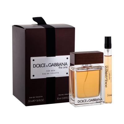 Dolce&Gabbana The One Darilni set toaletní voda 50 ml + toaletní voda 10 ml poškodovana škatla