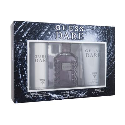 GUESS Dare Darilni set toaletna voda 100 ml + deodorant 226 ml + gel za prhanje 200 ml