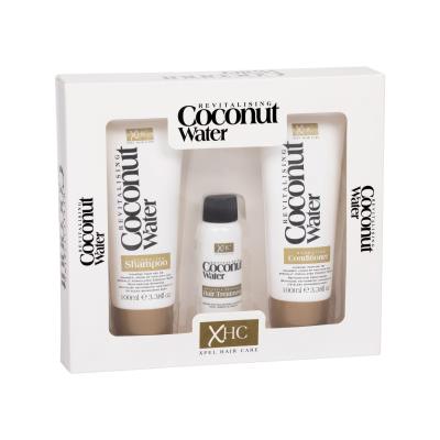 Xpel Coconut Water Darilni set šampon 100 ml + balzam 100 ml + serum za lase 30 ml poškodovana škatla