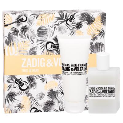 Zadig & Voltaire This is Her! Darilni set parfémovaná voda 50 ml + tělové mléko 100 ml