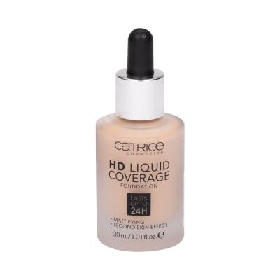 Catrice HD Liquid Coverage 24H Puder za ženske 30 ml Odtenek 020 Rose Beige