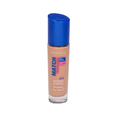 Rimmel London Match Perfection SPF20 Puder za ženske 30 ml Odtenek 301 Warm Honey