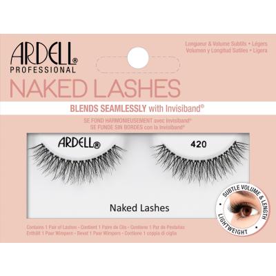 Ardell Naked Lashes 420 Umetne trepalnice za ženske 1 kos Odtenek Black
