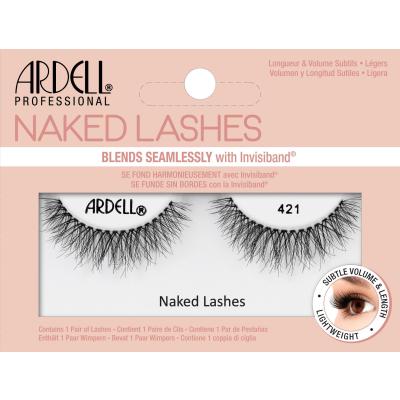 Ardell Naked Lashes 421 Umetne trepalnice za ženske 1 kos Odtenek Black