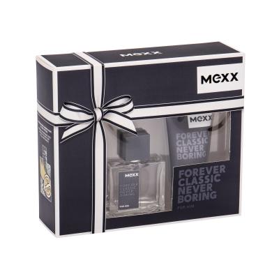 Mexx Forever Classic Never Boring Darilni set toaletna voda 30 ml + gel za prhanje 50 ml poškodovana škatla