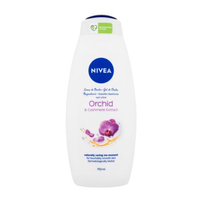 Nivea Orchid & Cashmere Gel za prhanje za ženske 750 ml
