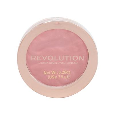 Makeup Revolution London Re-loaded Rdečilo za obraz za ženske 7,5 g Odtenek Rhubarb & Custard
