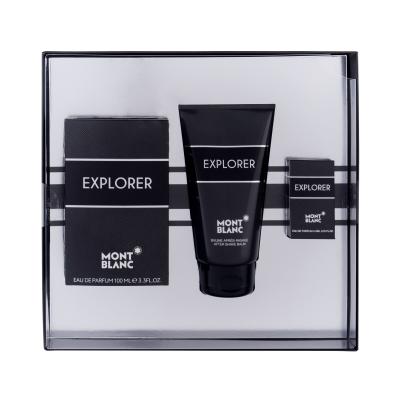 Montblanc Explorer Darilni set parfumska voda 100 ml + parfumska voda 4,5 ml + balzam po britju 150 ml