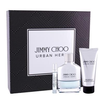 Jimmy Choo Urban Hero Darilni set parfumska voda 100 ml + parfumska voda 7,5 ml + balzam po britju 100 ml