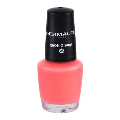 Dermacol Neon Lak za nohte za ženske 5 ml Odtenek 28 Neon Orange