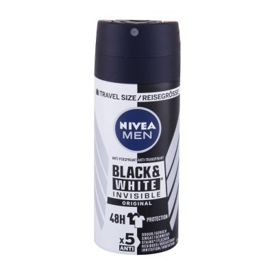 Nivea Men Invisible For Black & White Original Deospray Antiperspirant za moške 100 ml