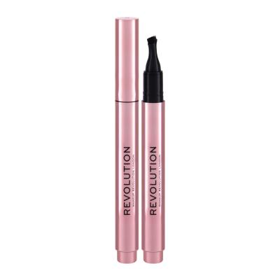 Makeup Revolution London Fast Brow Pomade Gel za obrvi za ženske 1 g Odtenek Dark Brown