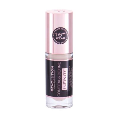 Makeup Revolution London Conceal & Define Infinite Korektor za ženske 5 ml Odtenek C1