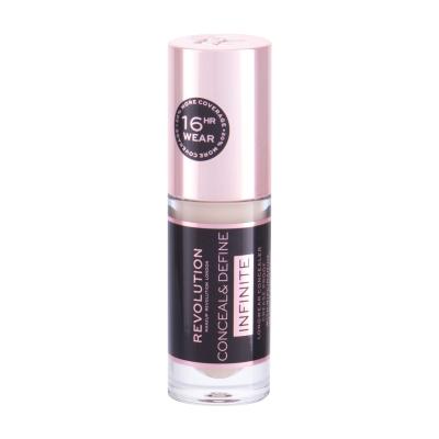 Makeup Revolution London Conceal & Define Infinite Korektor za ženske 5 ml Odtenek C2