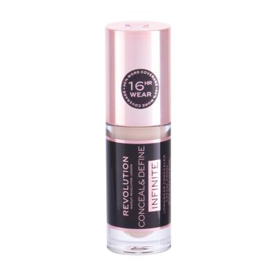 Makeup Revolution London Conceal & Define Infinite Korektor za ženske 5 ml Odtenek C2.5
