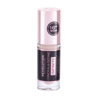 Makeup Revolution London Conceal & Define Infinite Korektor za ženske 5 ml Odtenek C6
