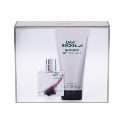David Beckham Inspired by Respect Darilni set toaletna voda 40 ml + gel za prhanje 250 ml poškodovana škatla