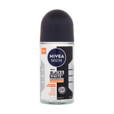 Nivea Men Invisible For Black & White Ultimate Impact 72h Antiperspirant za moške 50 ml