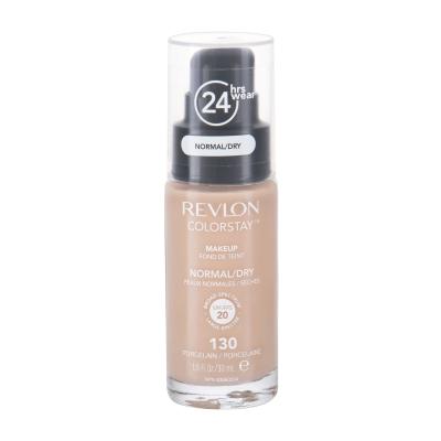 Revlon Colorstay Normal Dry Skin SPF20 Puder za ženske 30 ml Odtenek 130 Porcelain