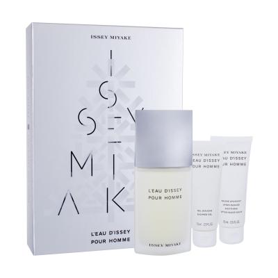 Issey Miyake L'Eau D'Issey Pour Homme Darilni set toaletní voda 125 ml + sprchový gel 75 ml + balzám po holení 75 ml