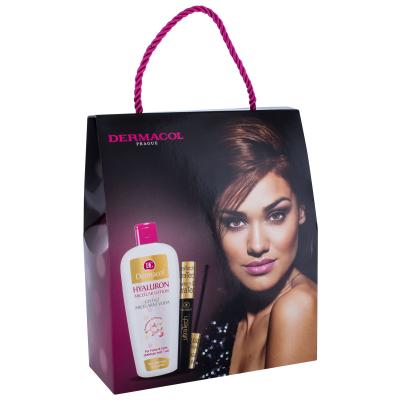 Dermacol Ultra Tech Darilni set maskara 10 ml + micelarna vodica Hyaluron 400 ml