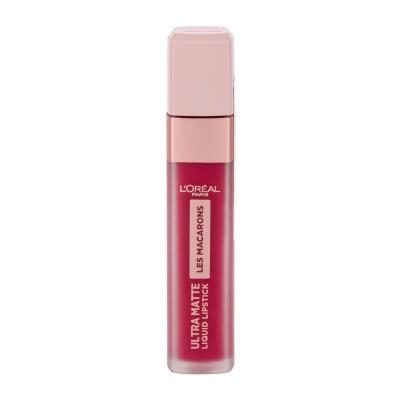 L'Oréal Paris Les Macarons Ultra Matte Šminka za ženske 7,6 ml Odtenek 828 Framboise Frenzy