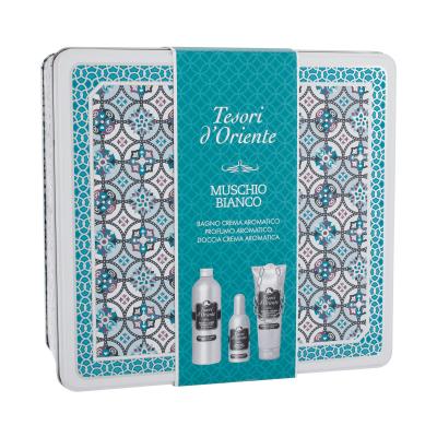 Tesori d´Oriente White Musk Darilni set parfumska voda 100 ml + krema za prhanje 250 ml + pena za kopel 500 ml
