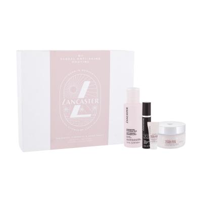 Lancaster Total Age Correction My Global Anti-Aging Routine Darilni set dnevna krema Total Age Correction Anti-Aging Day Cream SPF15 50 ml + serum 365 Skin Repair 10 ml + čistilno mleko Comforting Cleansing Milk 100 ml + krema za okoli oči Total Age Correction Anti-Aging Eye Cream SPF15 3 ml