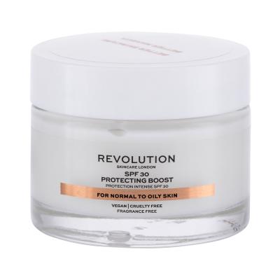 Revolution Skincare Moisture Cream Normal to Oily Skin SPF30 Dnevna krema za obraz za ženske 50 ml poškodovana škatla